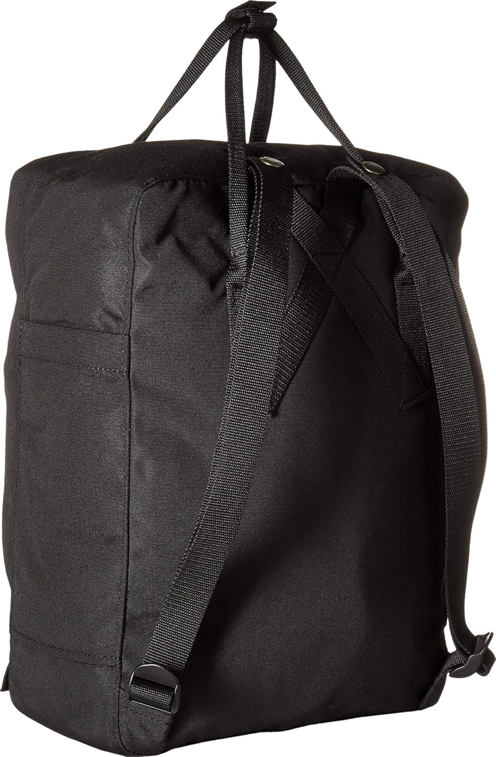 Fjällräven Re-Kanken Backpack - Lightweight Durable Everyday Travel Laptop Bag, Black